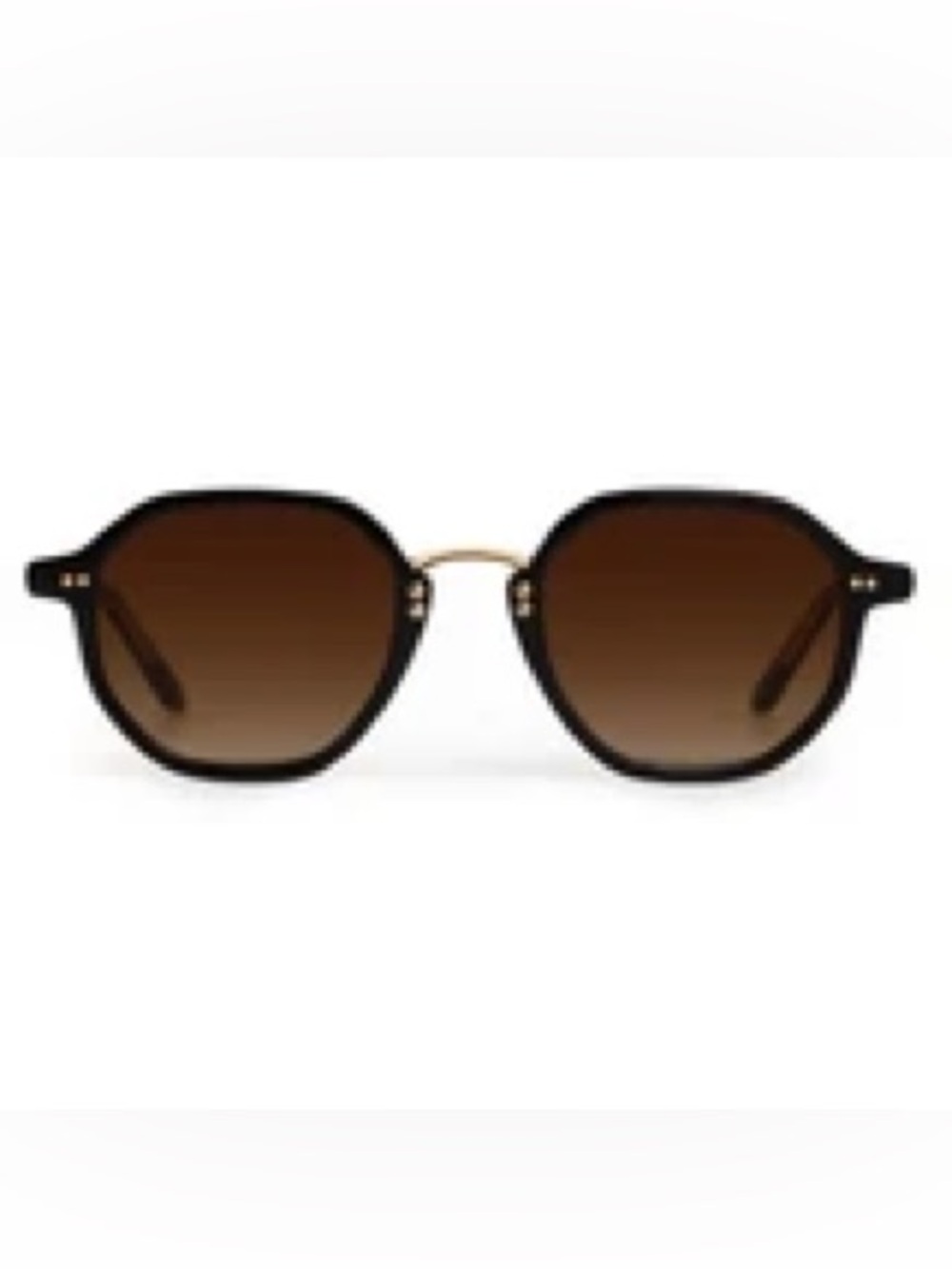 Krewe Dakota black tea 18k sunglasses